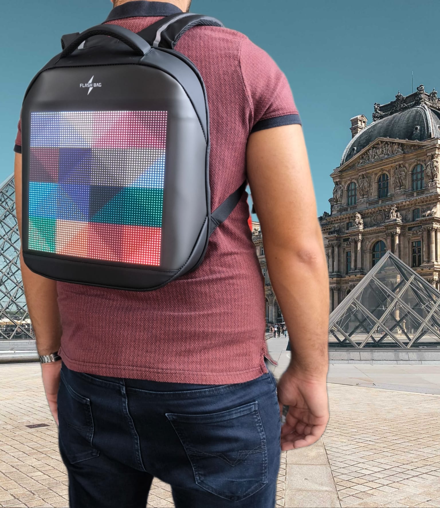 Flash-Bag Back Pack LED Rugzak - Afbeelding 6