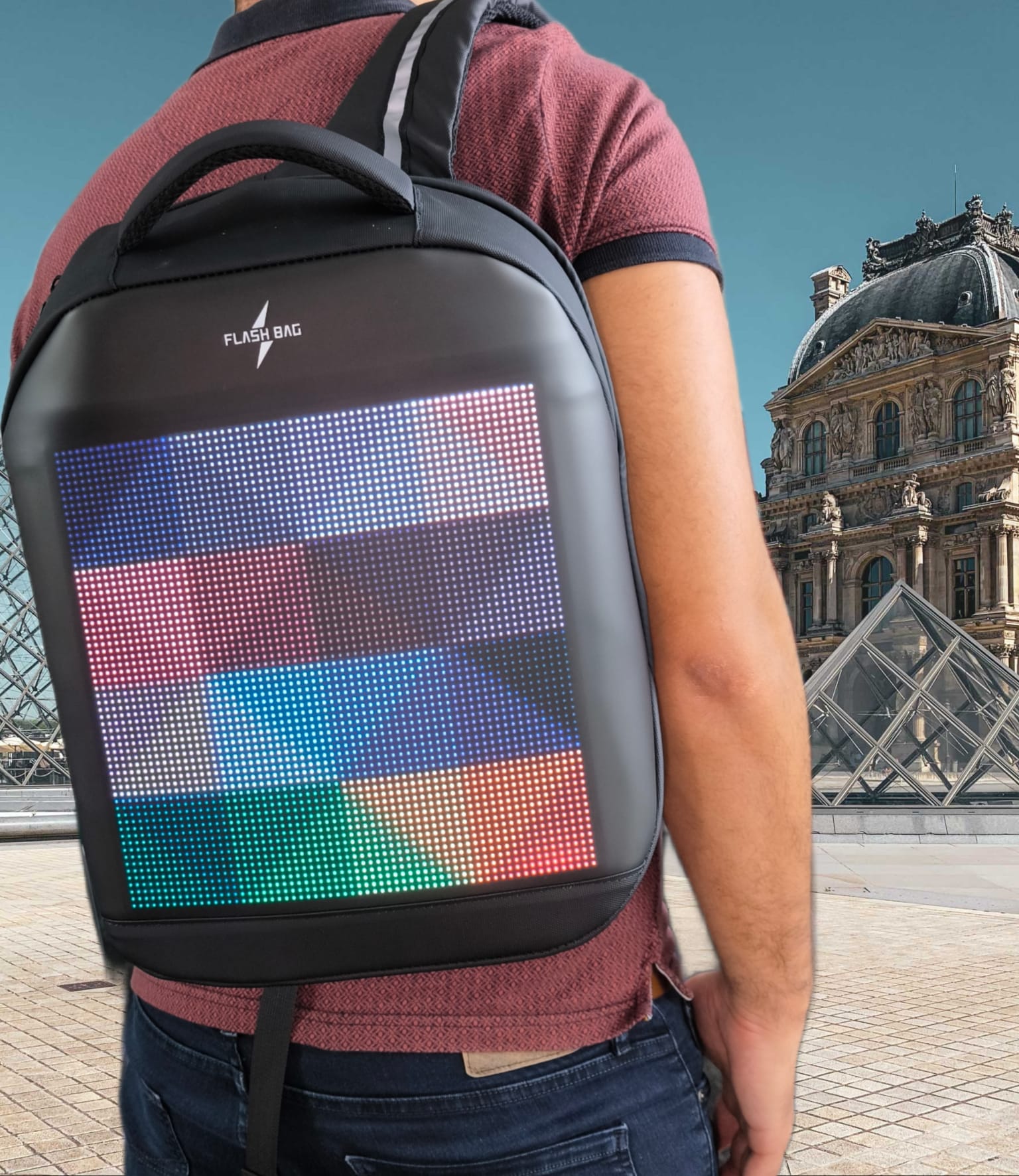 Flash-Bag Back Pack LED Rugzak - Afbeelding 5